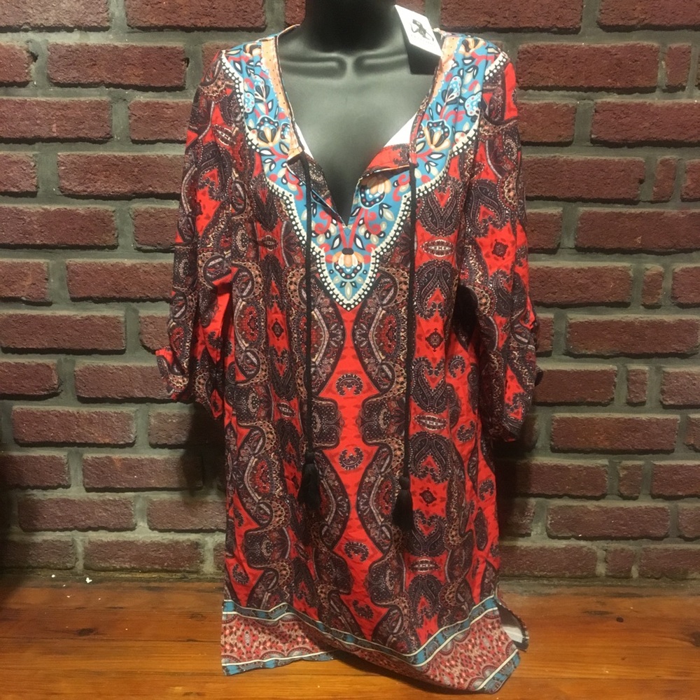 Feitong Paisley Print Tunic